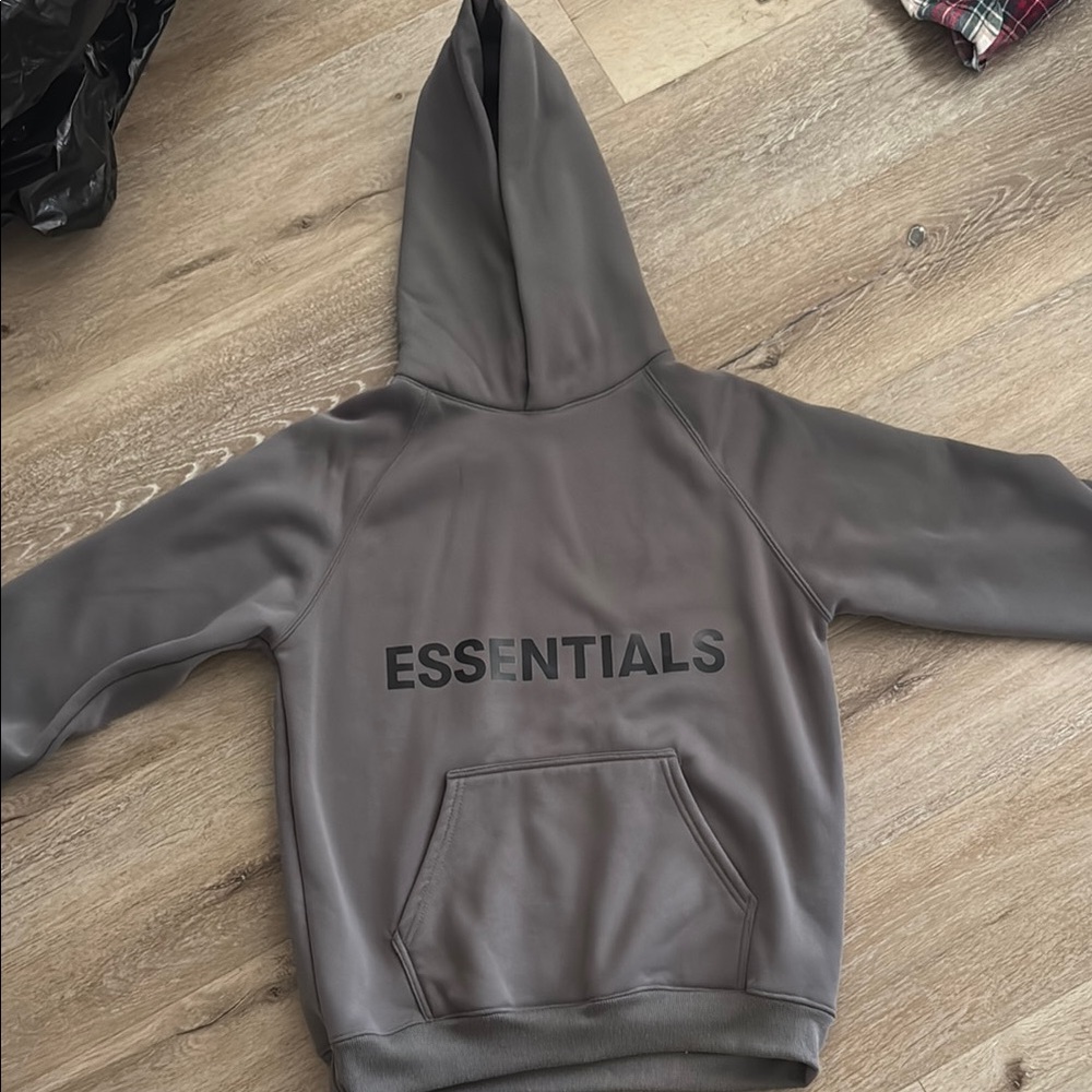 Amazon Essentials Gray Hoodie Jacket - image 1